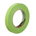 3M 3M™ 401+/233+ Masking Tape, 6.7 Mil, 3/4" x 60 yds., Green, 48/Case T934401